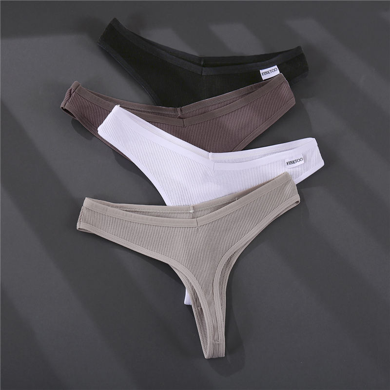 Women's Solid Color Summer G-Strings Set - Image 3