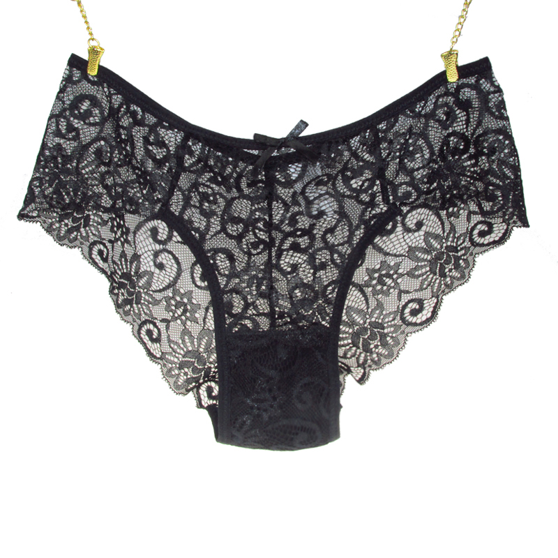 High Quality Breathable Transparent Lace Women's Panties - Image 2