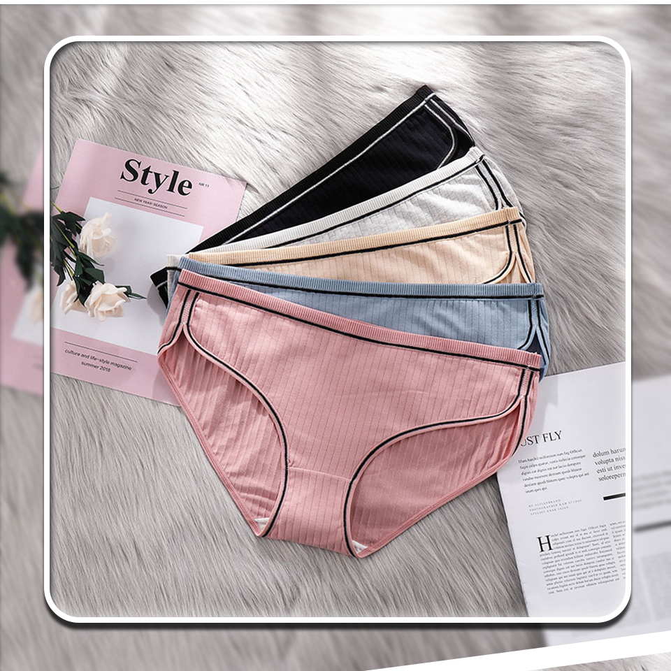 3 Pcs Soft Cotton Panties for Women
