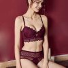 Hollow Lace Push-up Bra and Panty Set for Women