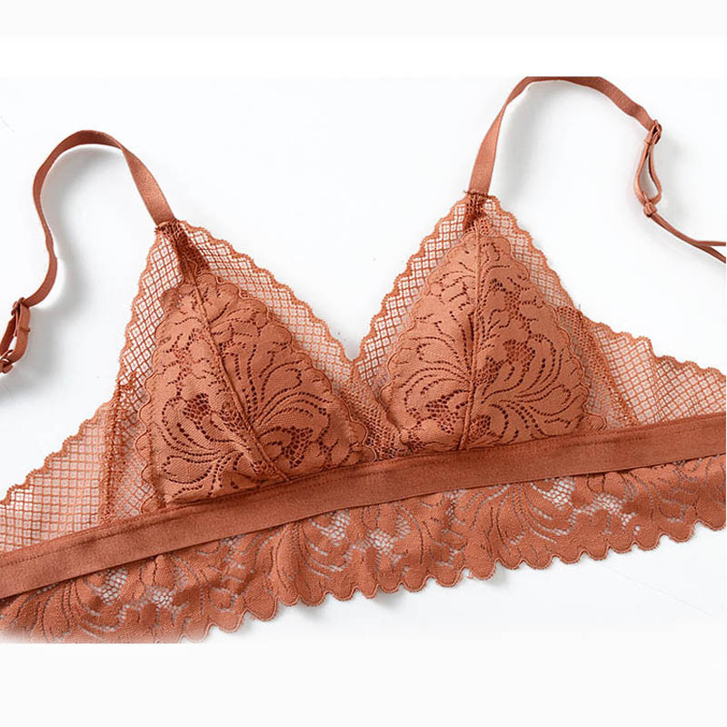 Embroidered Lace Push-up Bra and Panty Lingerie Set for Women - Image 5