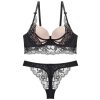 Lace Push-Up Bra and Panties Underwear Set