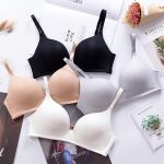 Breathable Solid Bra for Women