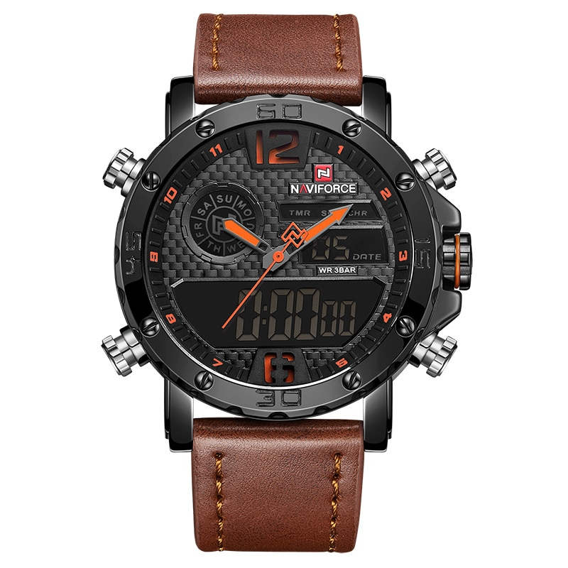 Casual Wristwatches for Men with Leather Strap - Image 7