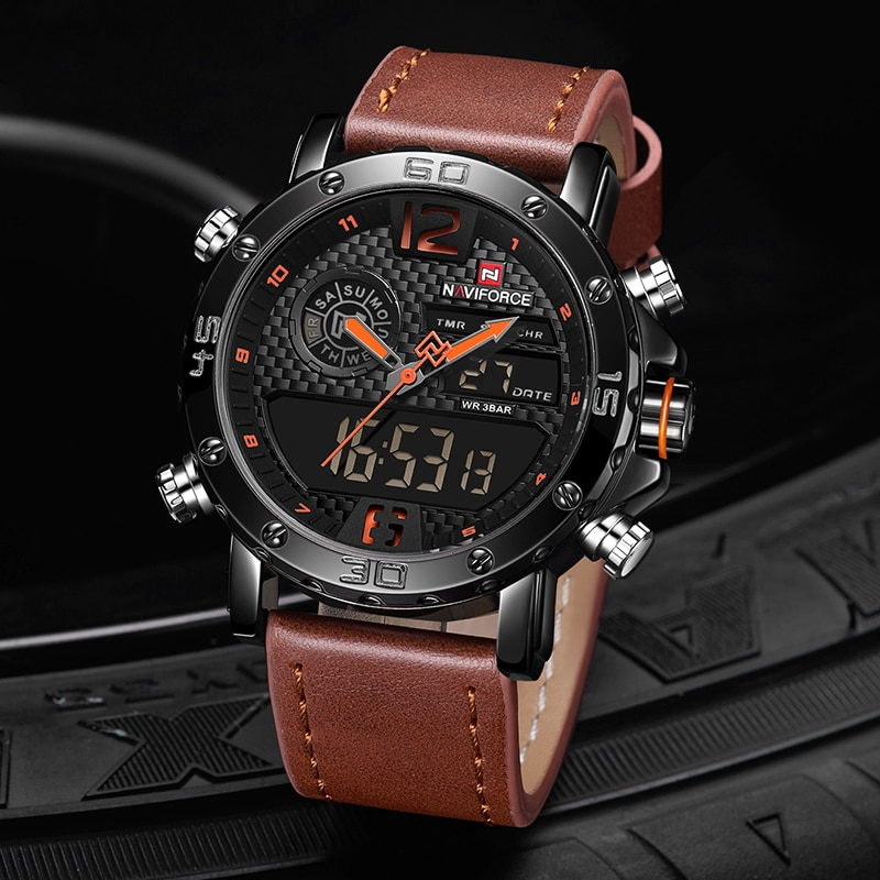 Casual Wristwatches for Men with Leather Strap - Image 5