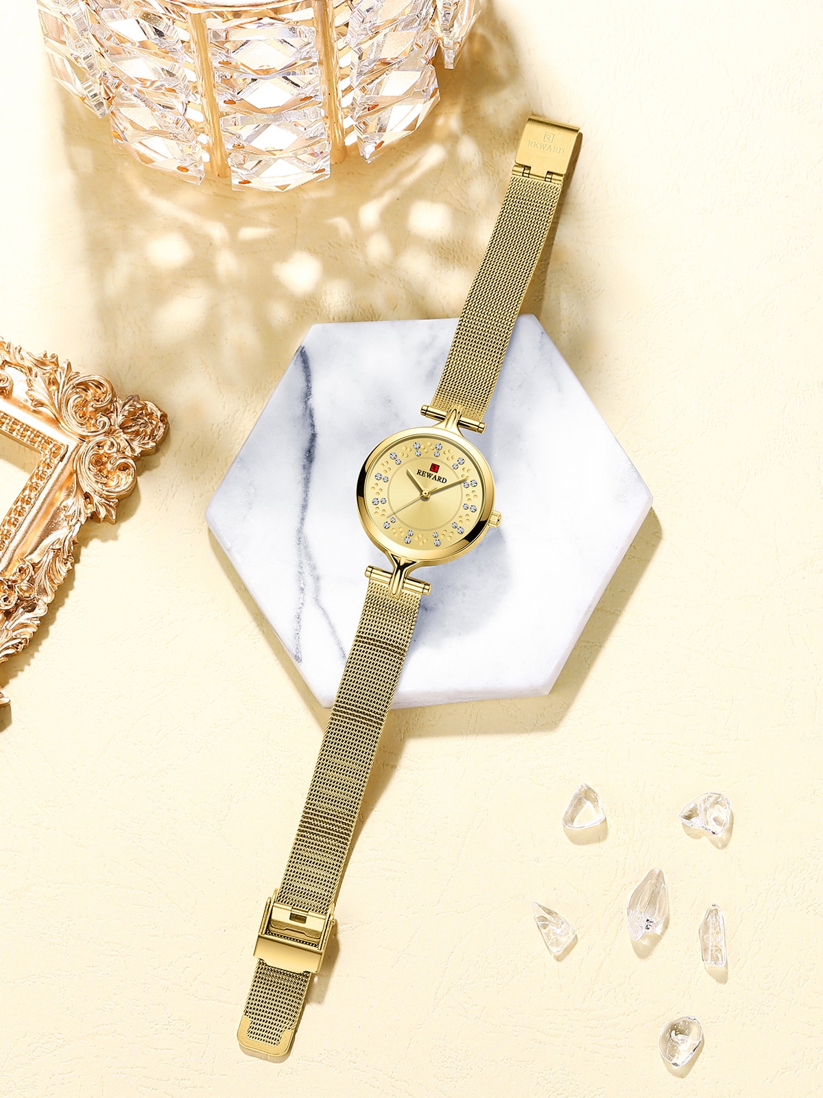 Women's Fashion Mesh Band Watch - Image 5