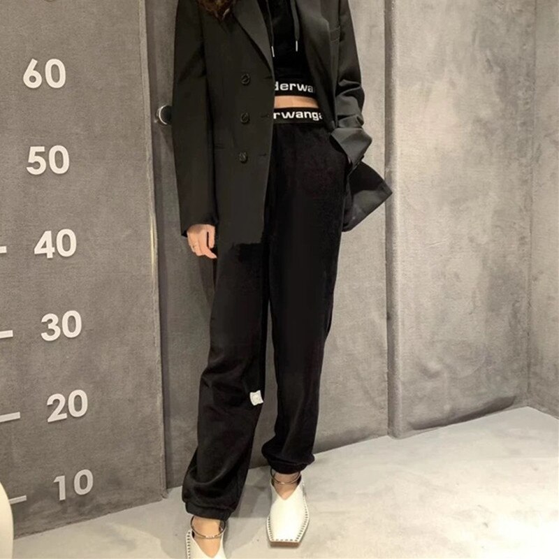 Women's Elastic Waist Corduroy Pants