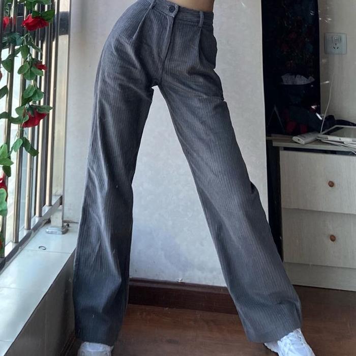 Women's High Waisted Oversized Trousers - Image 2