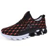 Patterned Men's Lace-up Running Shoes