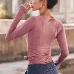 Women's Mesh Back Sports Long Sleeve