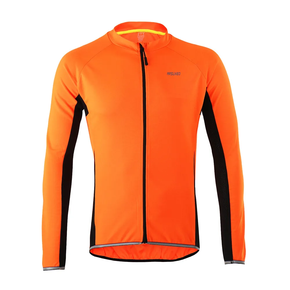 Men's Long & Short Sleeve Cycling Jersey with Zipper - Image 5