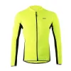 Men's Long & Short Sleeve Cycling Jersey with Zipper