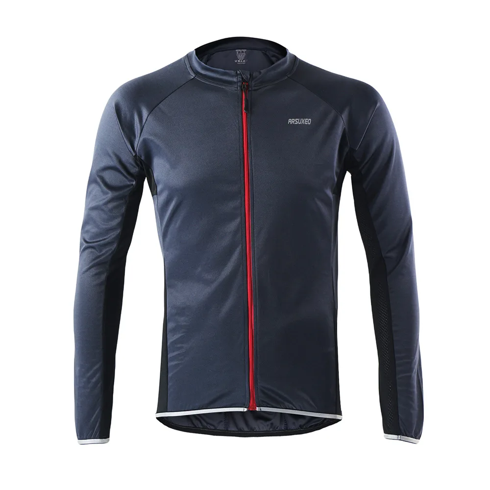 Men's Long & Short Sleeve Cycling Jersey with Zipper - Image 6