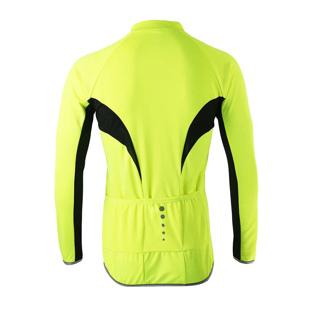 Men's Long & Short Sleeve Cycling Jersey with Zipper - Image 3