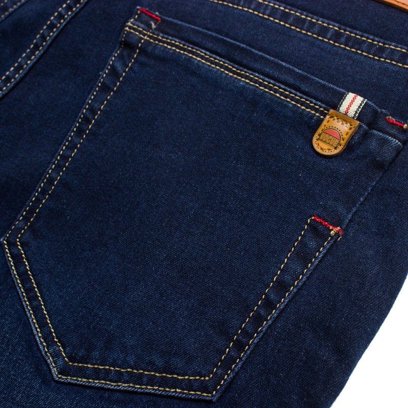 Men's Blue Straight Jeans - Image 4