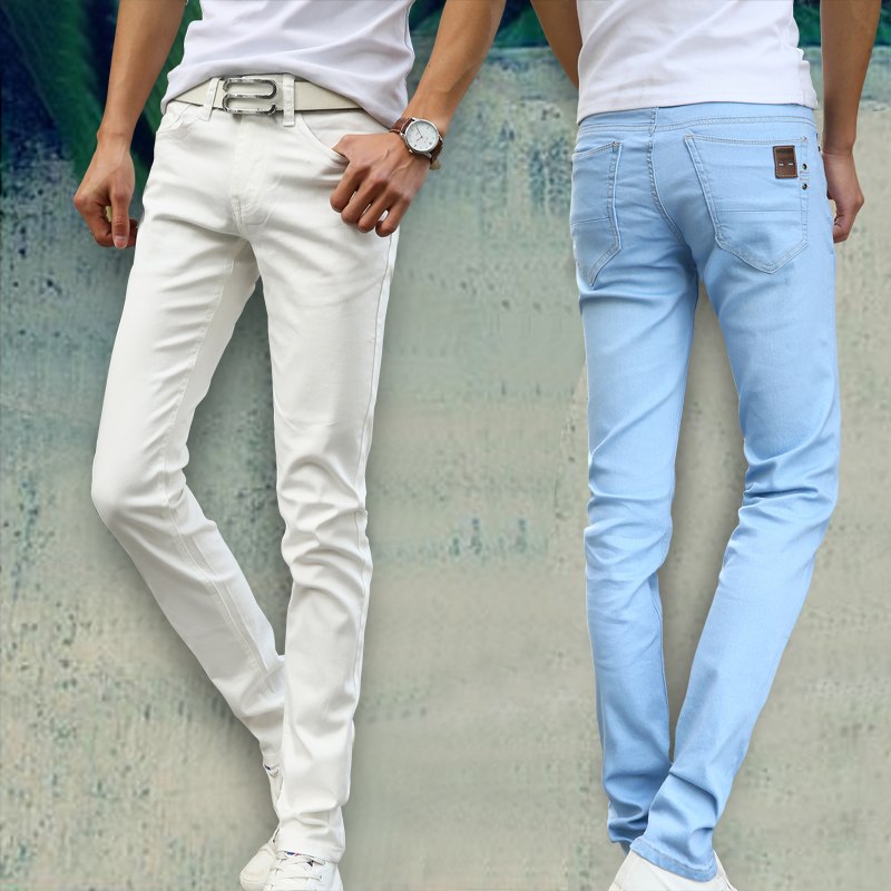 Men's Casual Stretch Skinny Jeans - Image 4