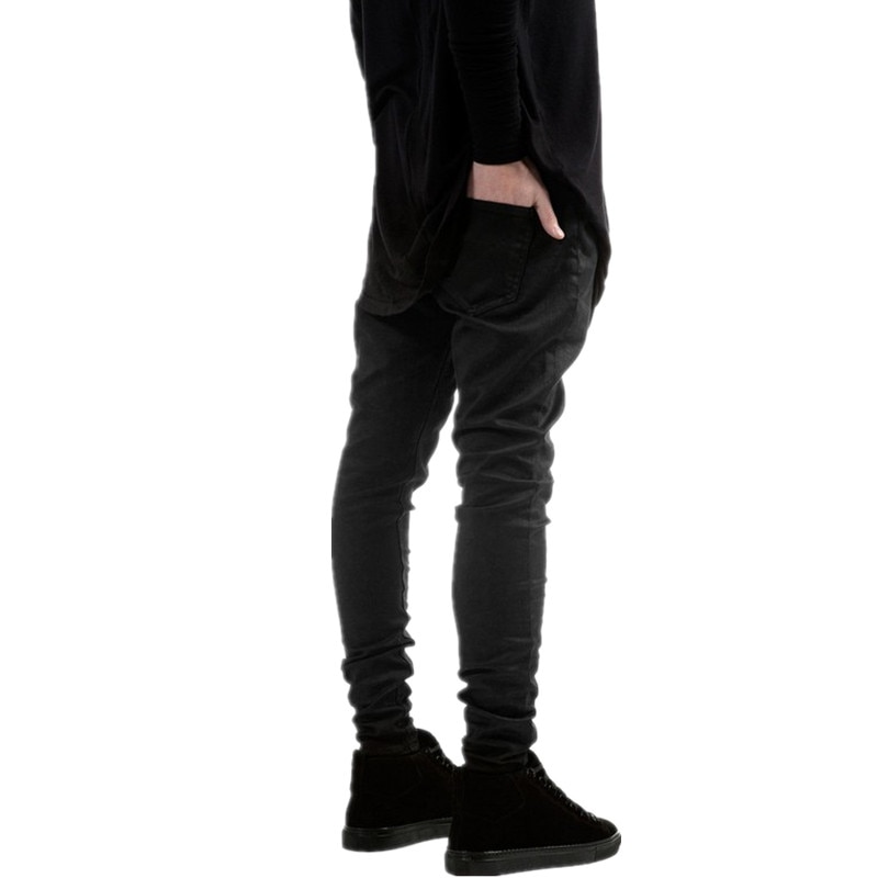 Men's Stylish Black Skinny Jeans - Image 5