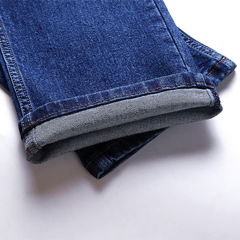 Men's High Waisted Thick Classic Jeans - Image 6