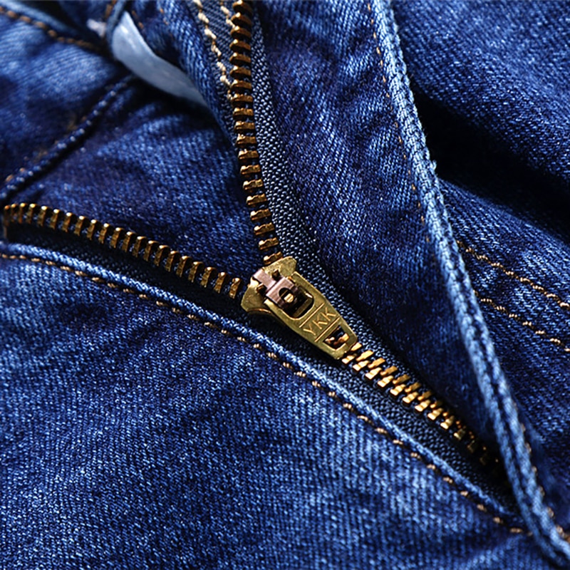 Men's High Waisted Thick Classic Jeans - Image 5