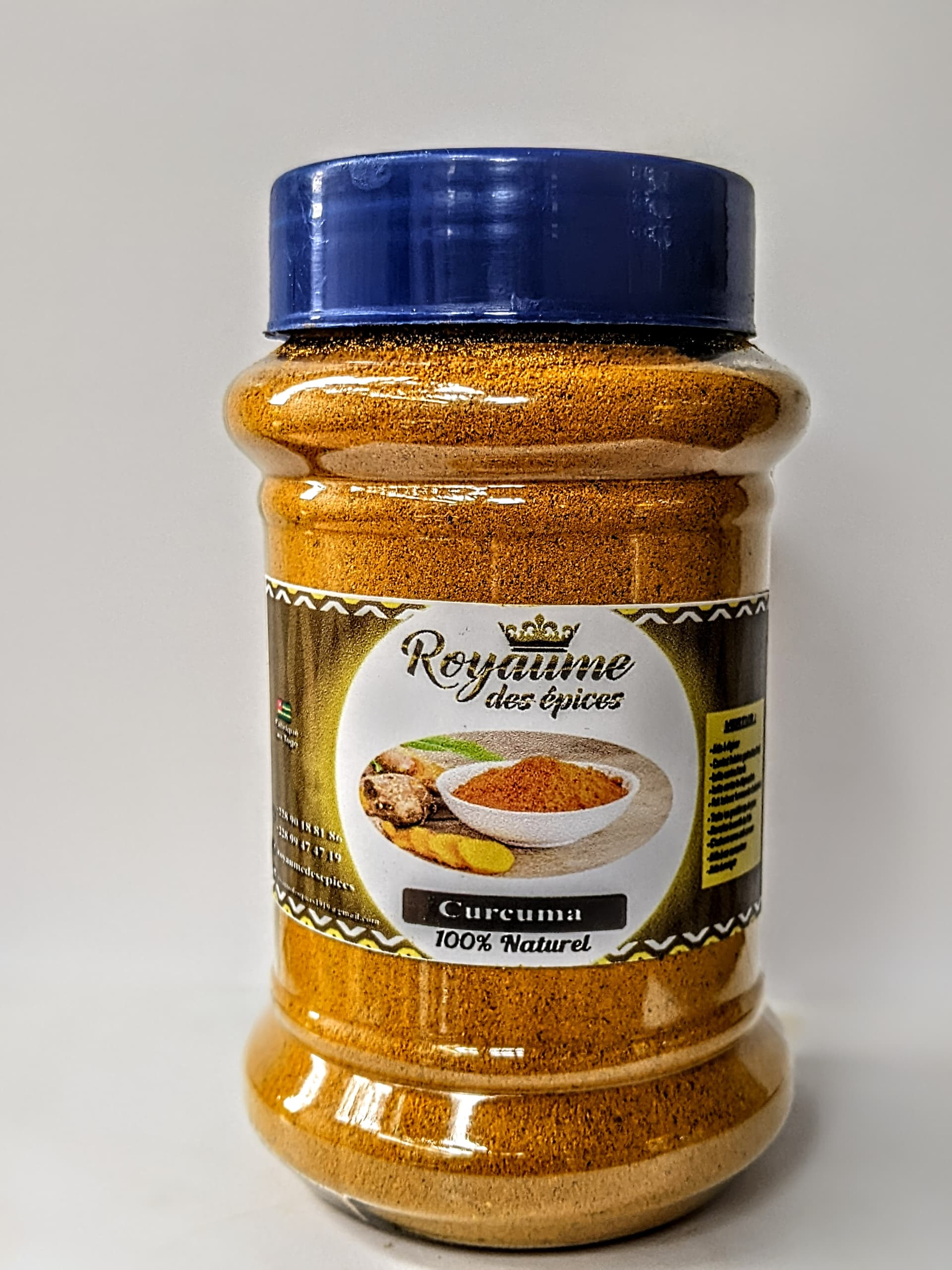 Royaumes des épices - 100% Natural, Turmeric Ground - 220 gr
