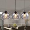 Crystal Beads Glass Sphere Pendant Lighting