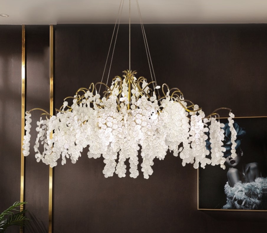 Crystal Grape Chandelier Lighting - Image 4