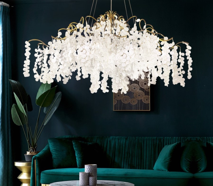 Crystal Grape Chandelier Lighting - Image 2