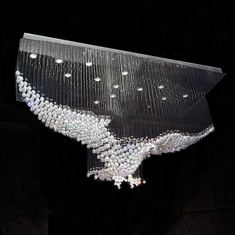 Crystal Eagle Shaped Chandelier