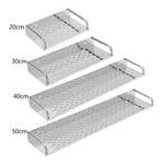 Stainless Steel Screw Mounted Bathroom Shelf