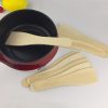 Heat Resistant Wooden Spatulas Set